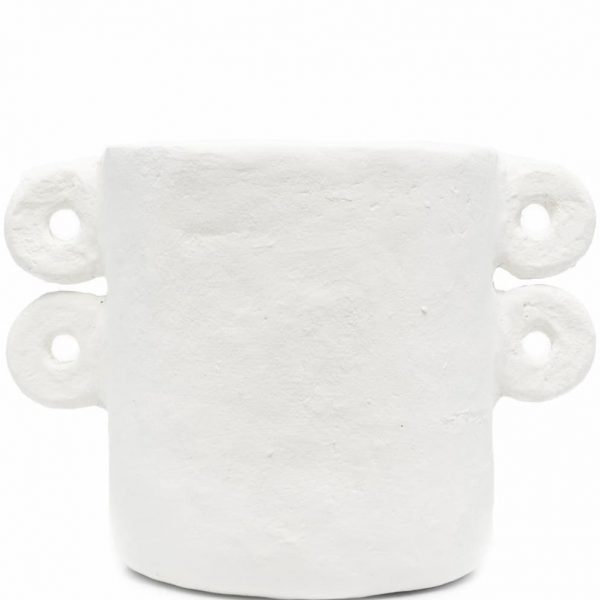 Serax two-loop Handle paper-mache pot