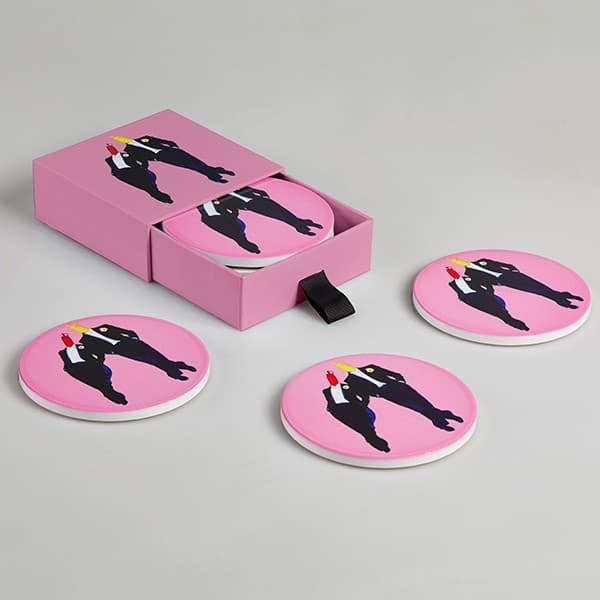 Gangzai Set of 4 Coasters Ketch & Mout