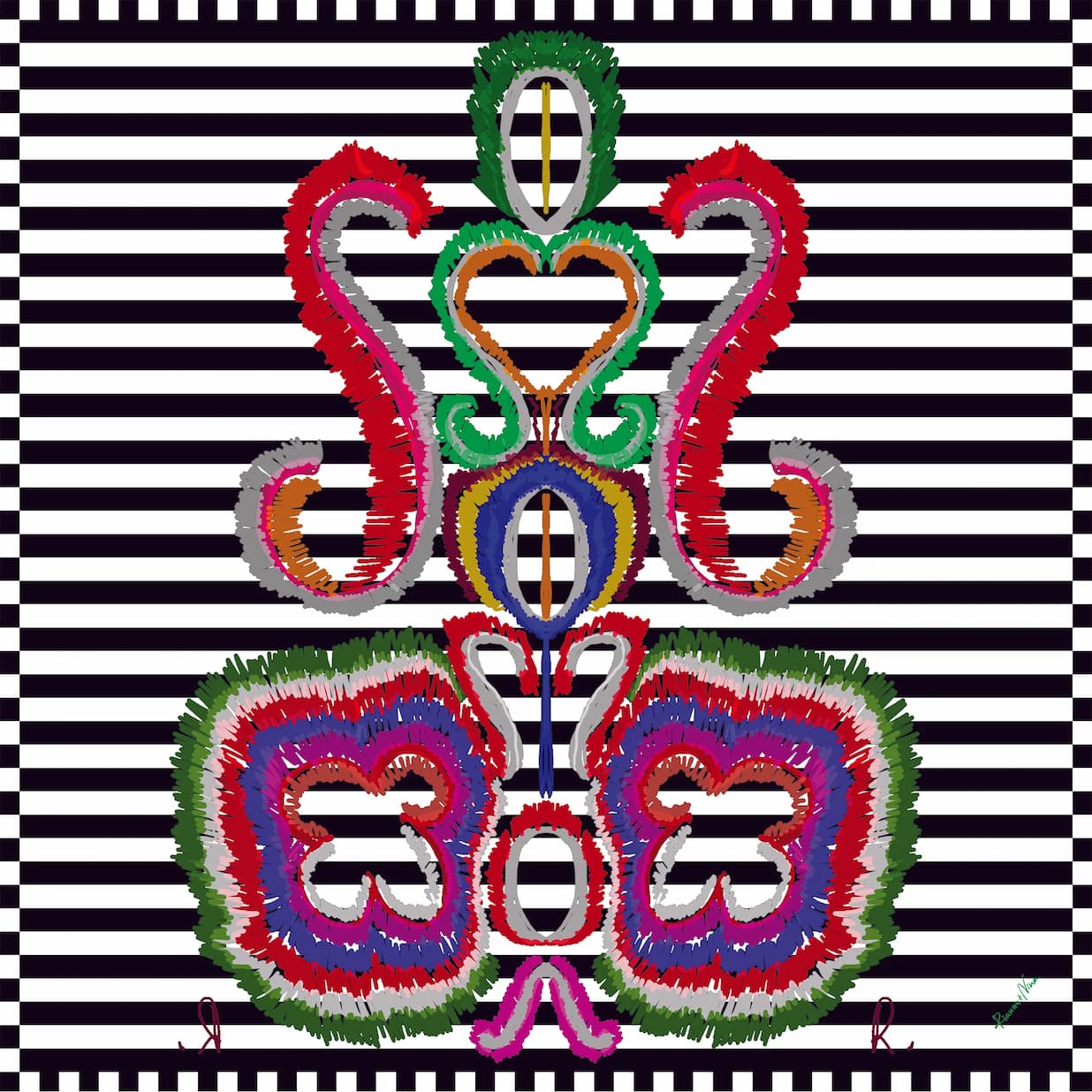 RIANNA + NINA GREEK Scarf Rokoko - Image 2