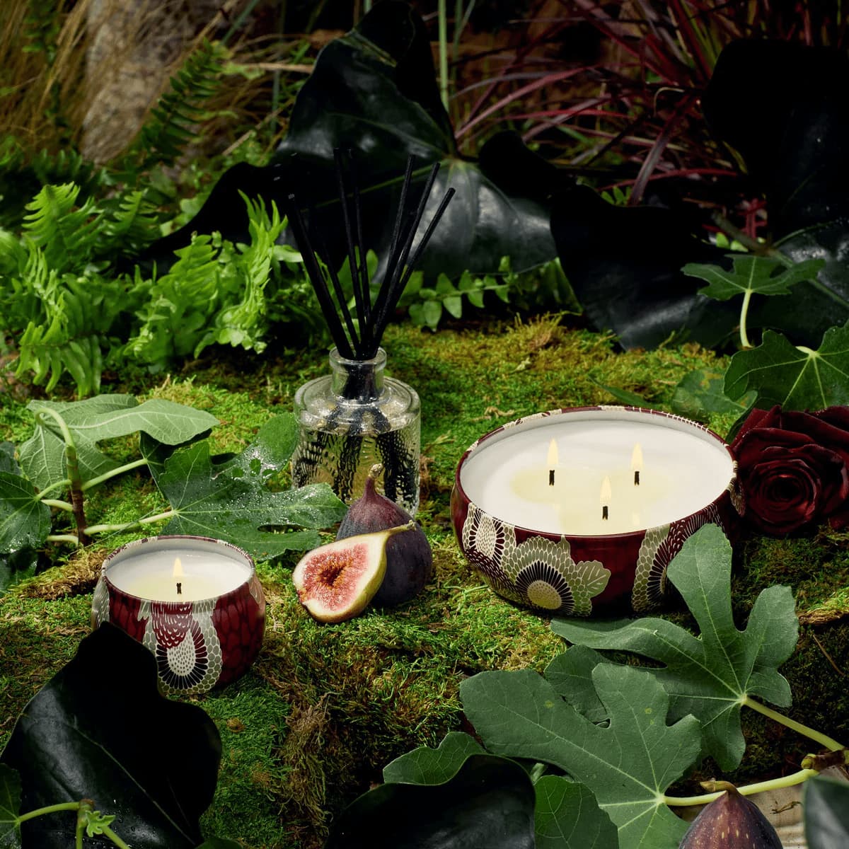 Voluspa Forbidden Fig Mini Tin Candle - Image 4