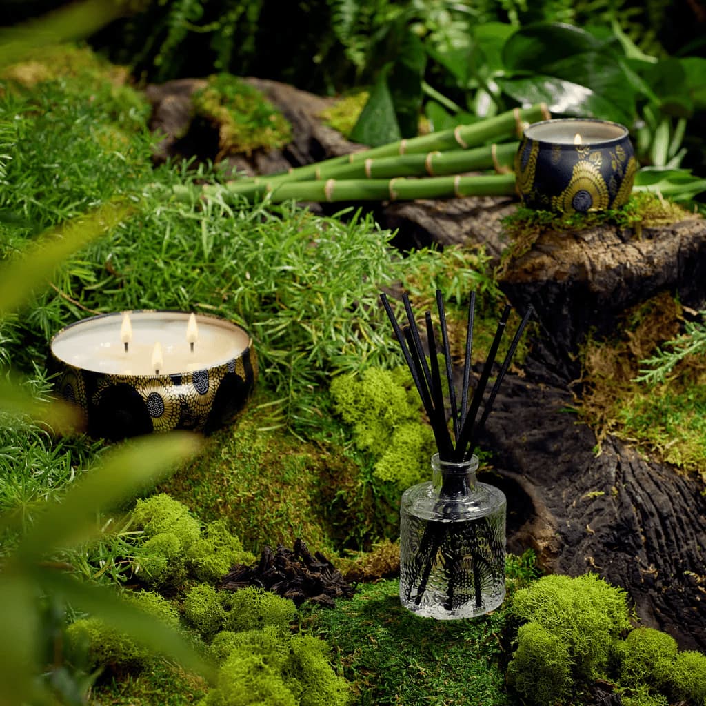 Voluspa Moso Bamboo 3 Wick Tin Candle - Image 3