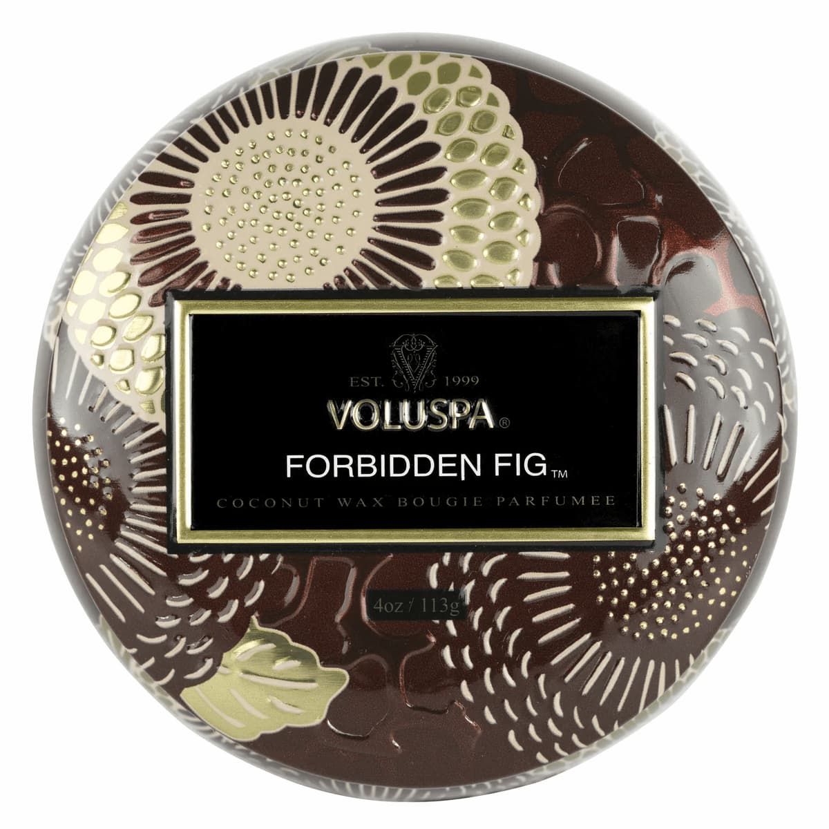 Voluspa Forbidden Fig Mini Tin Candle - Image 2