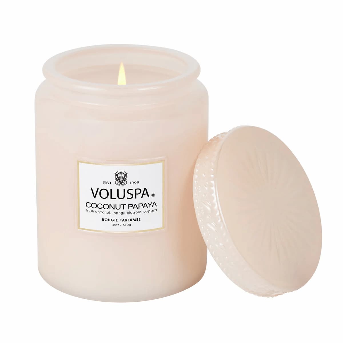 Voluspa Coconut Papaya Large Jar Candle - Image 2