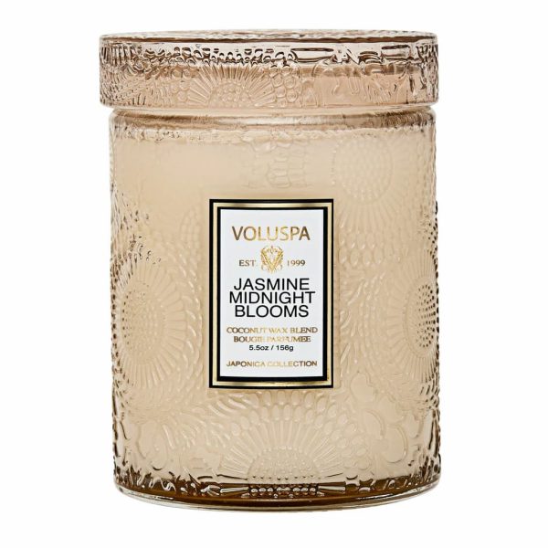 Voluspa Jasmine Midnight Blooms Small Jar Candle