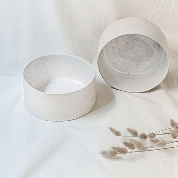 Meleniou Salad Bowl White Large