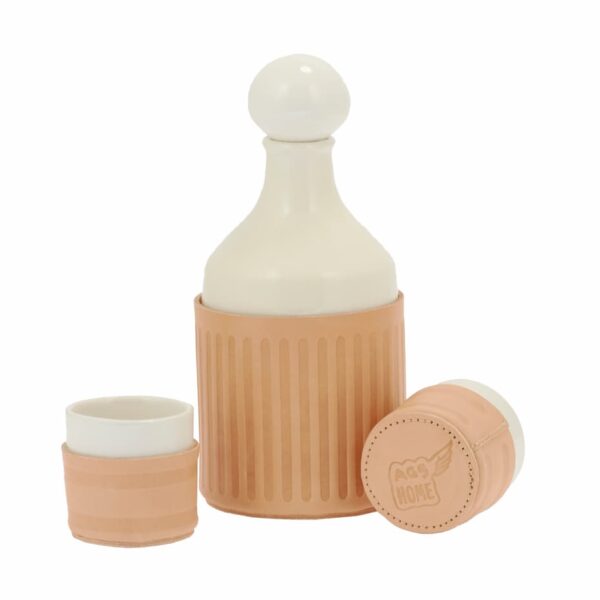 Ancient Greek Sandals Carafe Tsipouro Ceramic