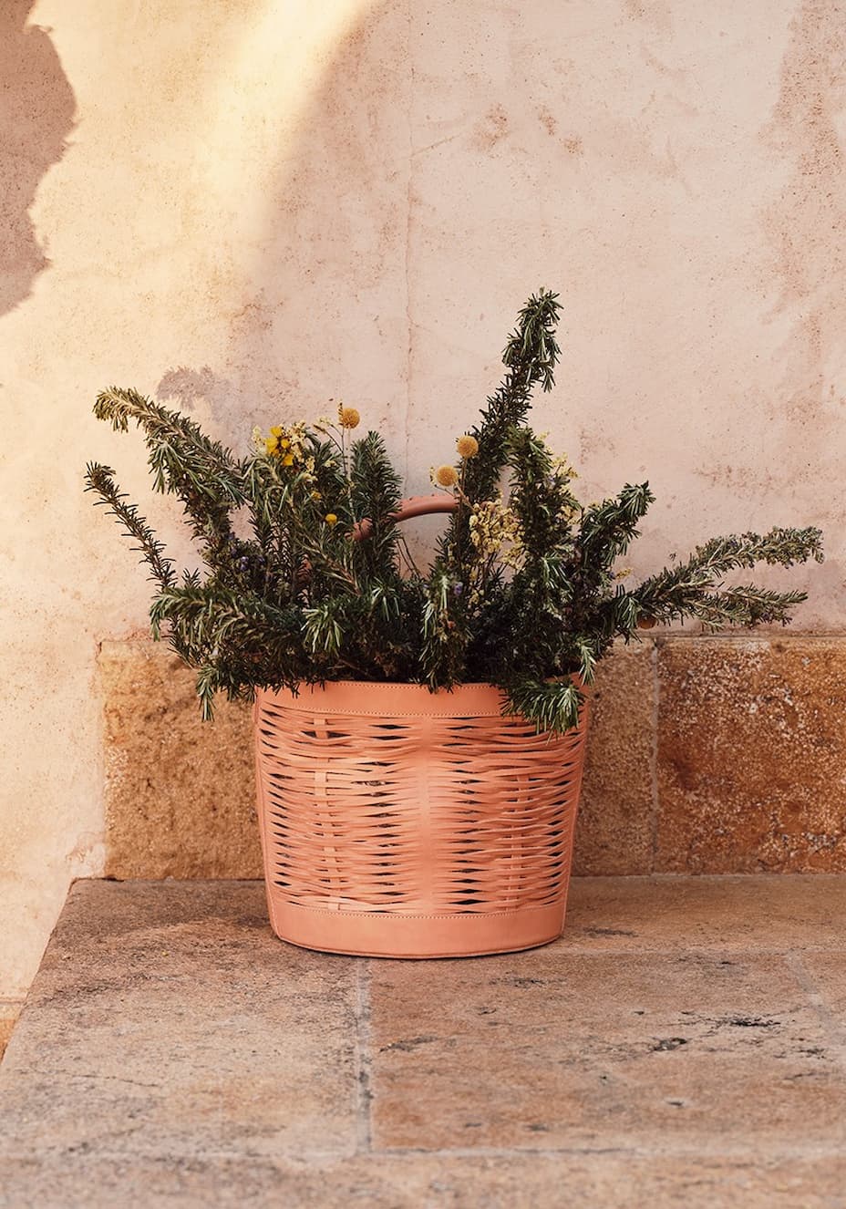 Ancient Greek Sandals Woven Big Basket - Image 4