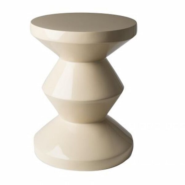 Zig Zag Stool Beige