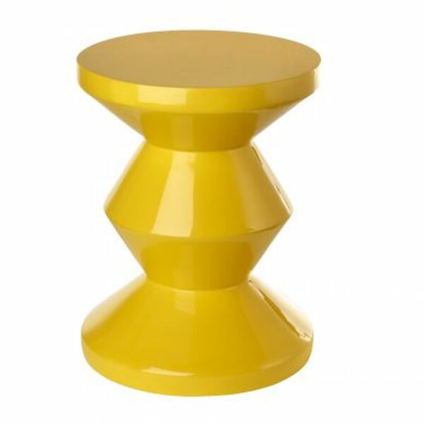 Zig Zag Stool Yellow