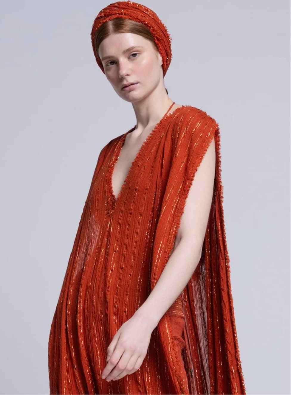 Christian Zen Penelope Mini Lurex Cover-Up - Image 7