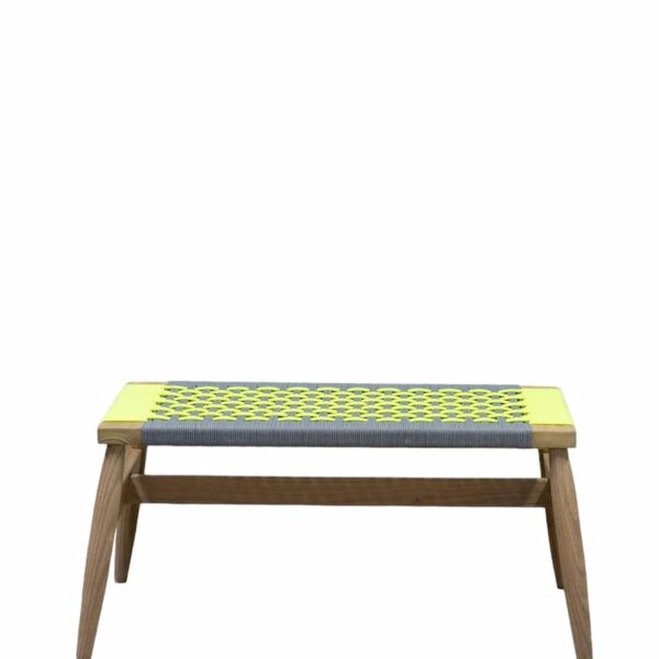 Timber Bench Lemon + Smokey Weave