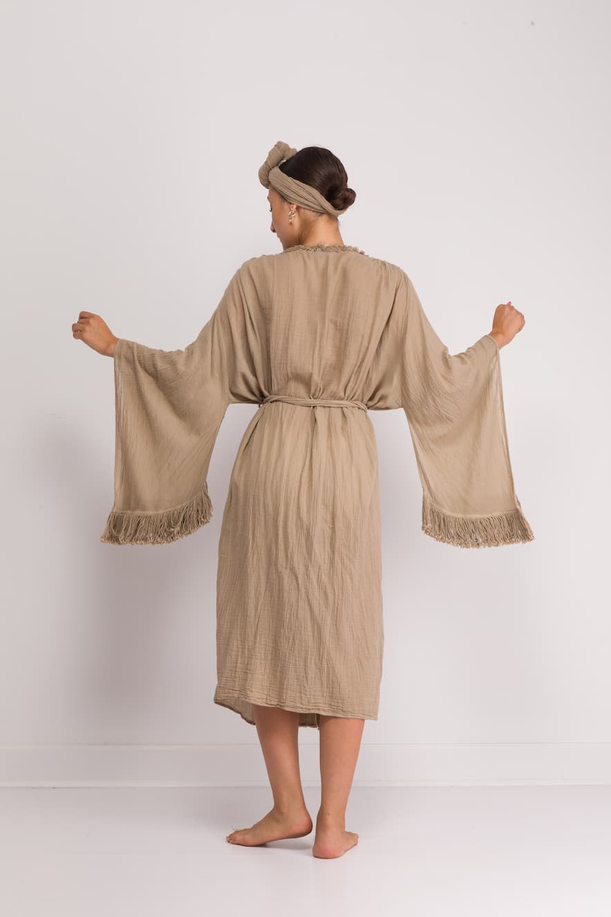 D' Artemide Cleopatra Kimono Mocha - Image 3