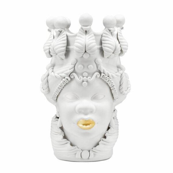 Abhika Vase Moro Lady Big Lipstick Gold