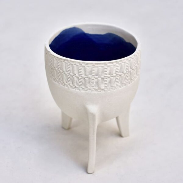 ZEUS + DIONE Cylix Tripod Bowl Pitcher Blue