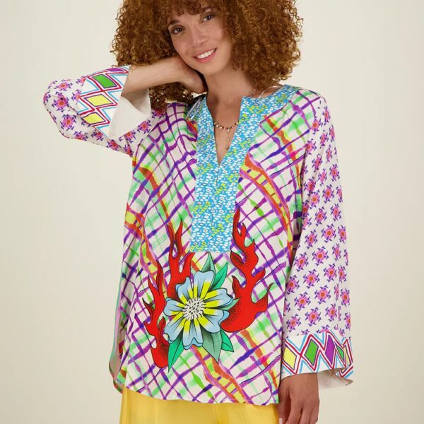 ME369 Alexa Artisan Placket Tunique