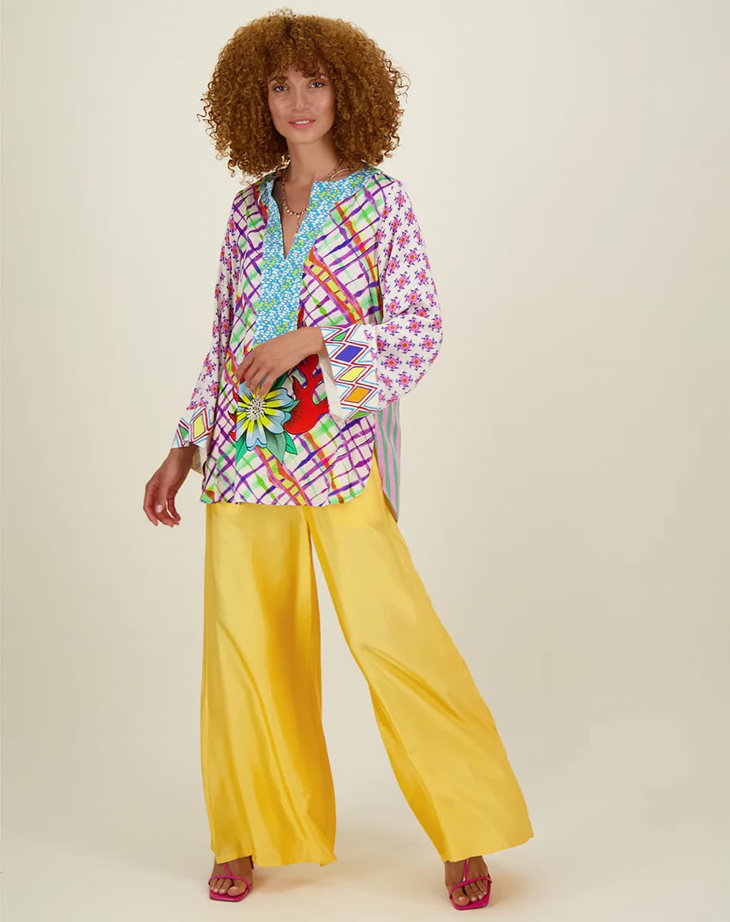 ME369 Alexa Artisan Placket Tunique - Image 2