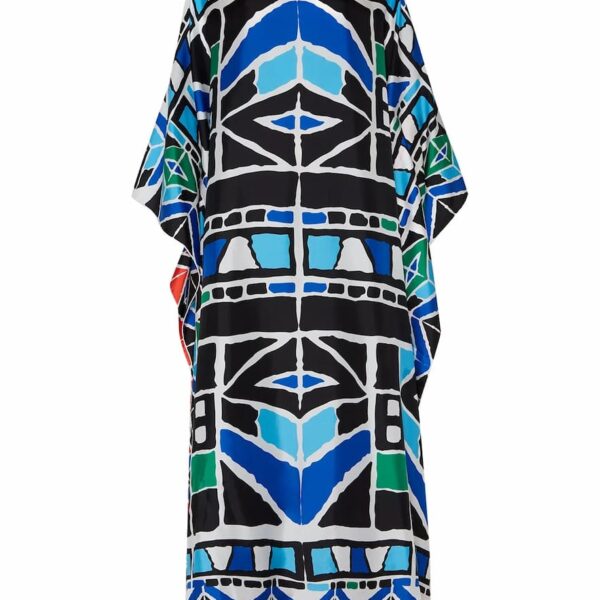 RIANNA + NINA Kilimi Kaftan Chorio Black Red