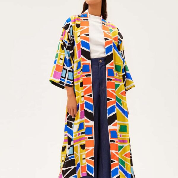 RIANNA + NINA Kilimi Kimono Chorio