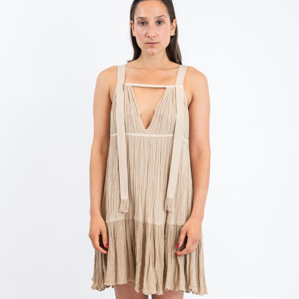 D'Artemide Dress Andromeda Mini Mocha