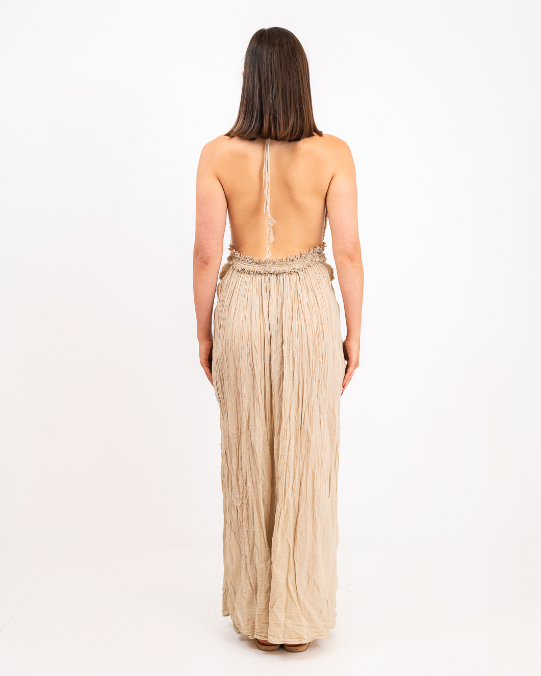 D'Artemide Long Dress Calypso Sand - Image 2