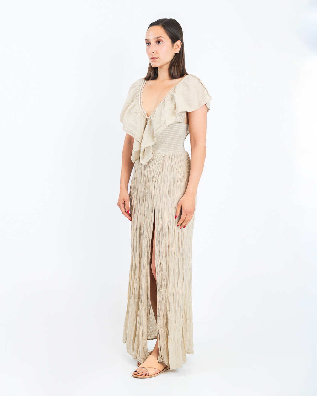 D'Artemide Long Dress Serene Sand - Image 4