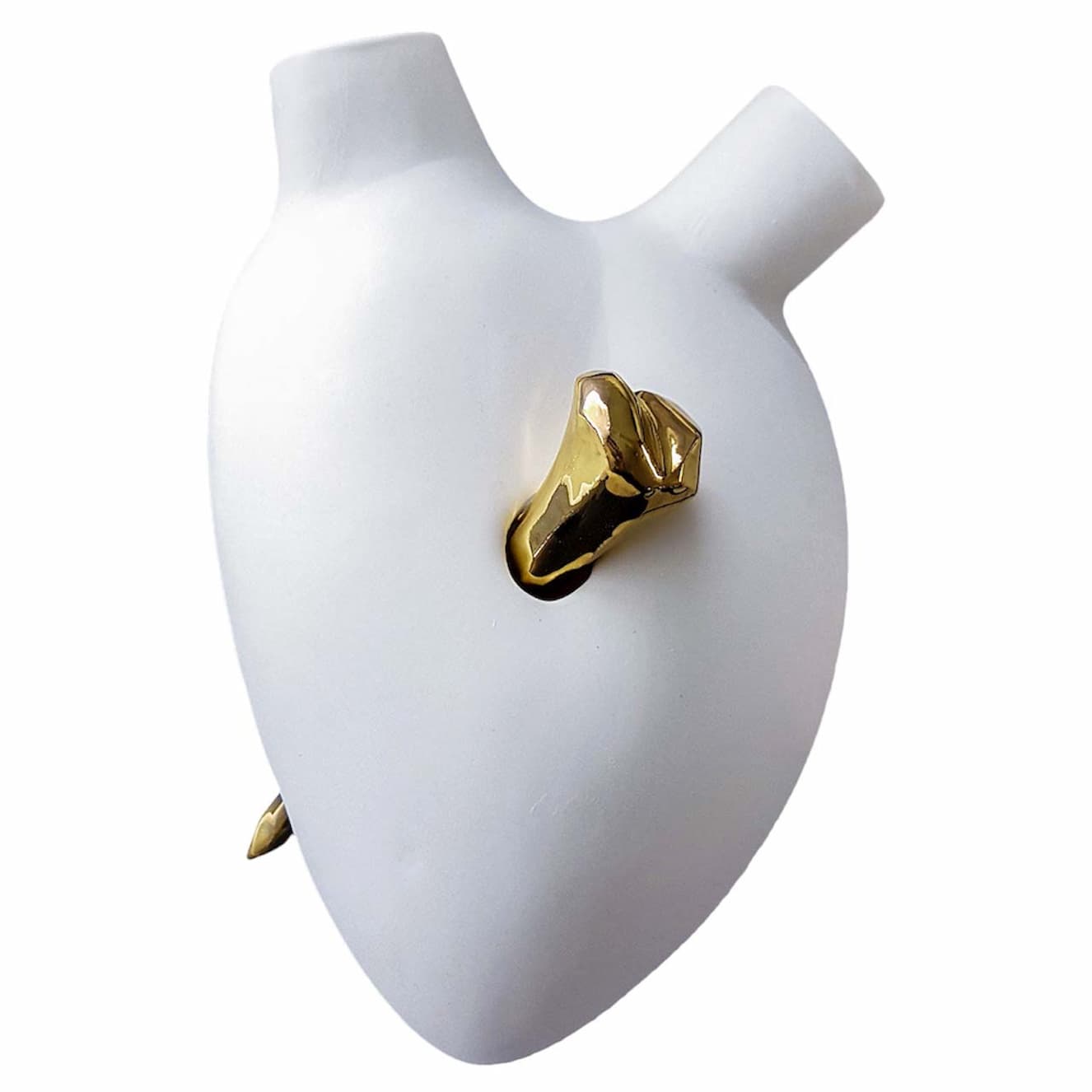 Elica Design Chiodo Heart Wall 24K Gold
