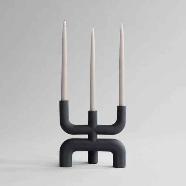101 Copenhagen Cobra Candle Holder Black