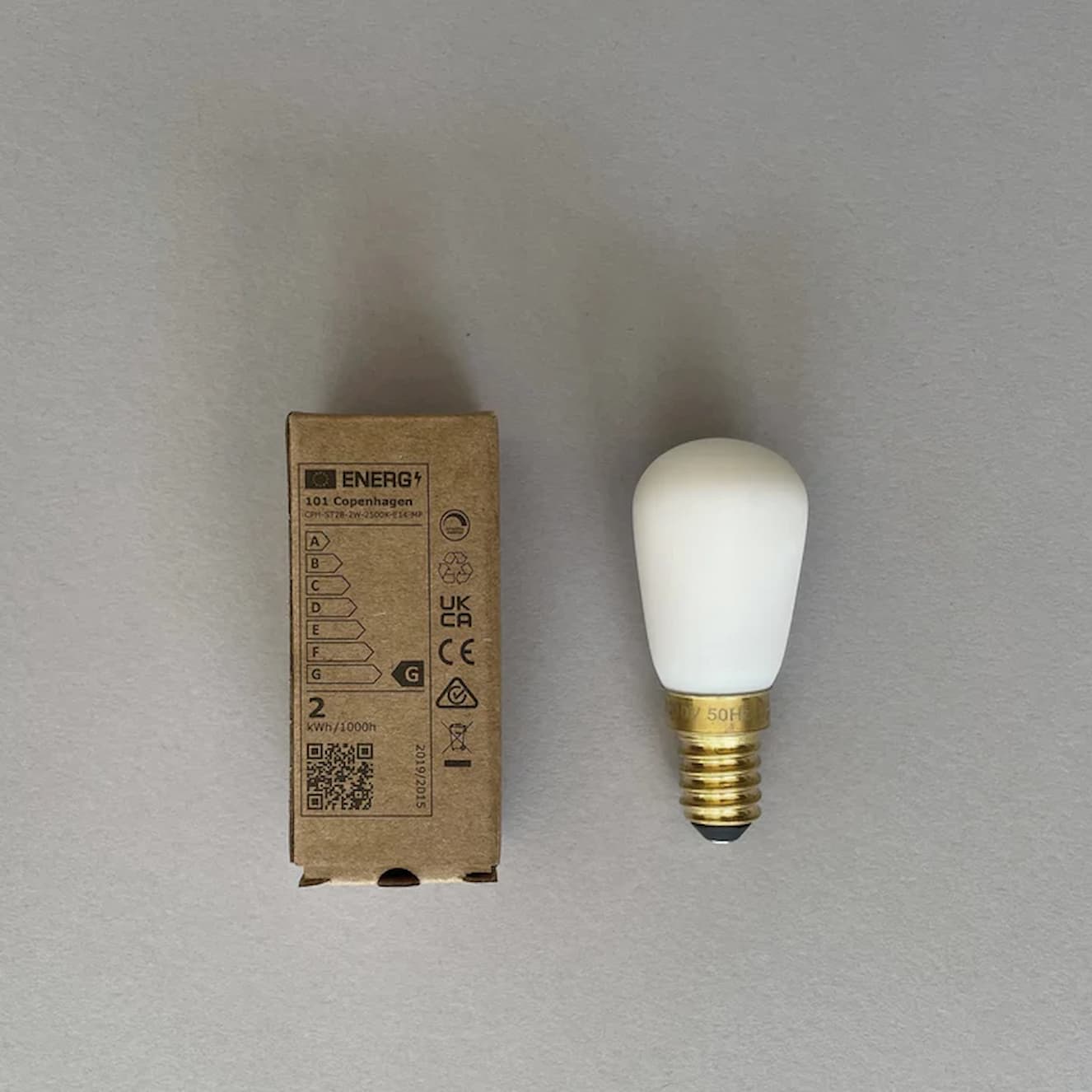 101 Copenhagen Pygmy LED Bulb Matt Porcelain E14 240V - Image 2