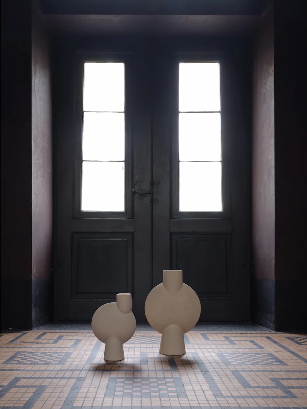 101 Copenhagen Sphere Vase Bubl Hexa Sand - Image 4