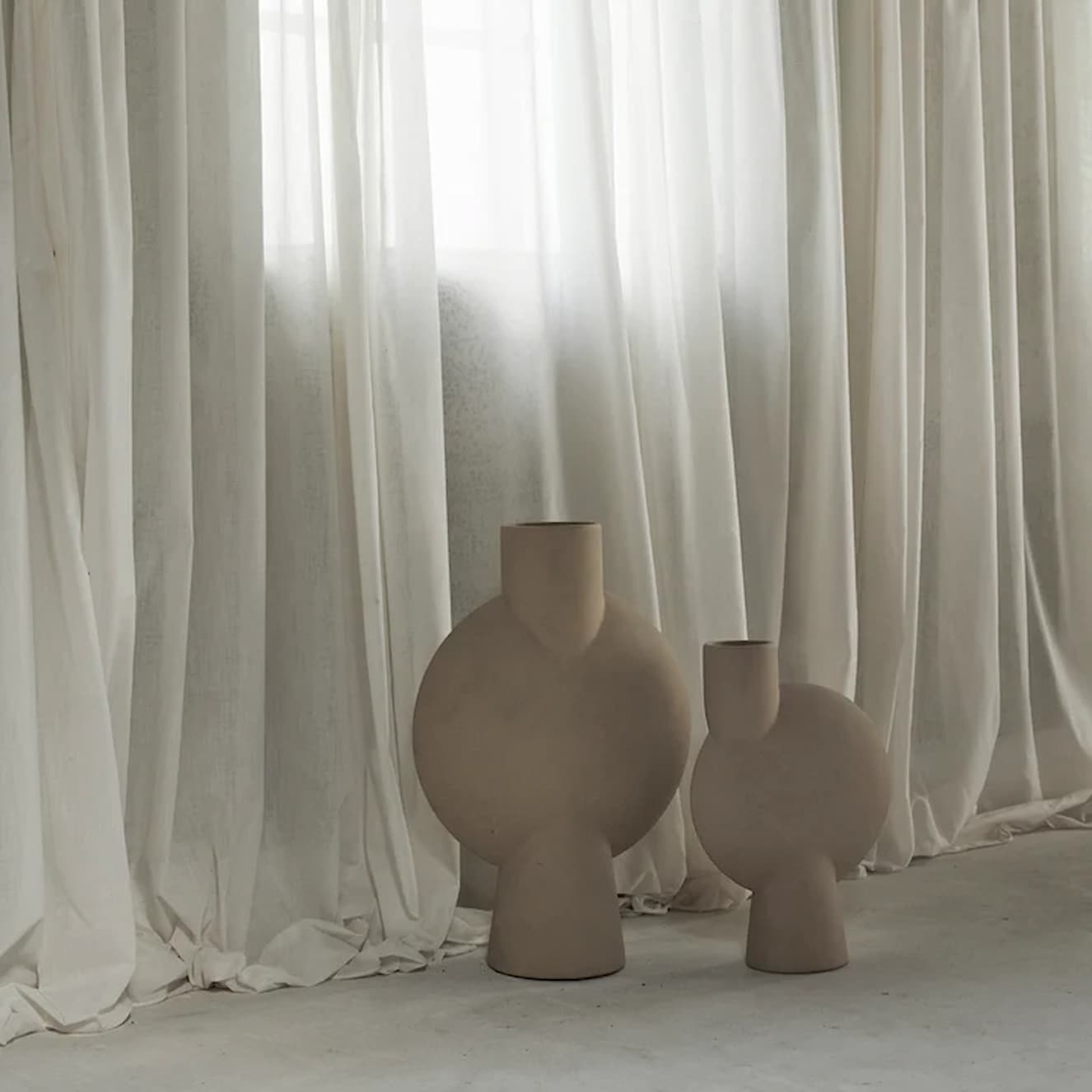 101 Copenhagen Sphere Vase Bubl Hexa Sand - Image 3