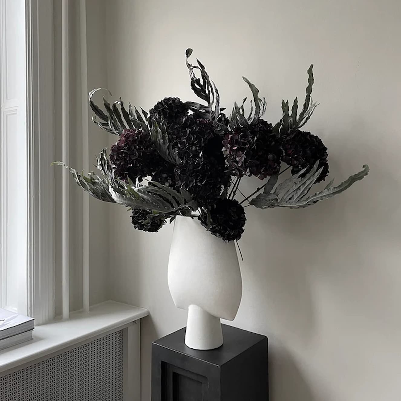 101 Copenhagen Sphere Vase Square Big Bone White - Image 4