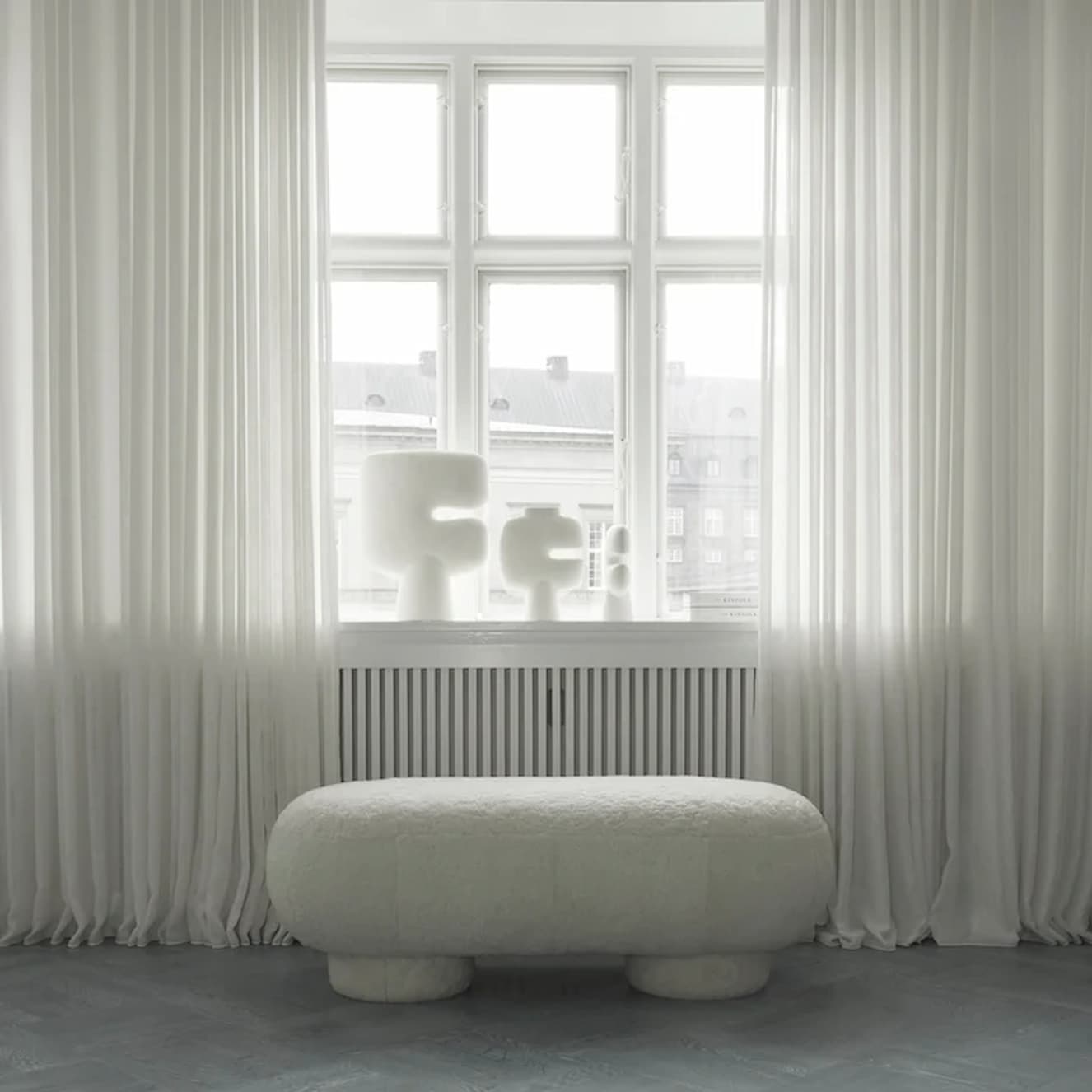 101 Copenhagen Tribal Vase Mini Bone White - Image 3