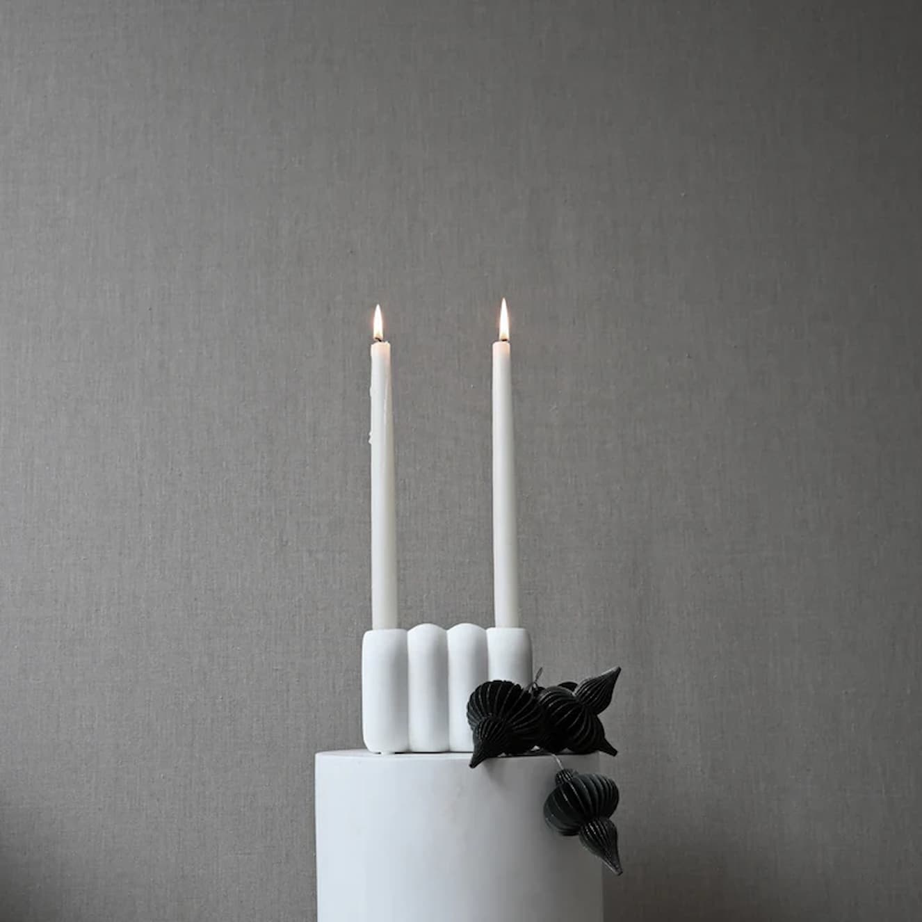 101 Copenhagen Tube Candle Holder Mini Bone White - Image 4