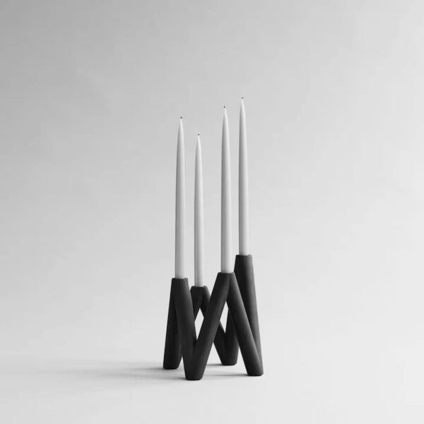 101 Copenhagen W Candle Holder Black