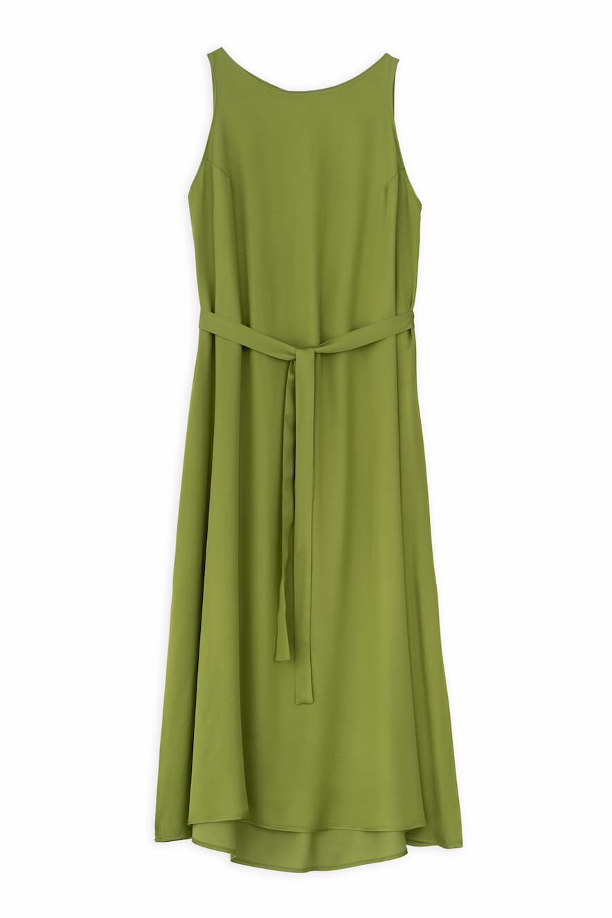 Philosophy Sleeveless Satin Dress - Image 2