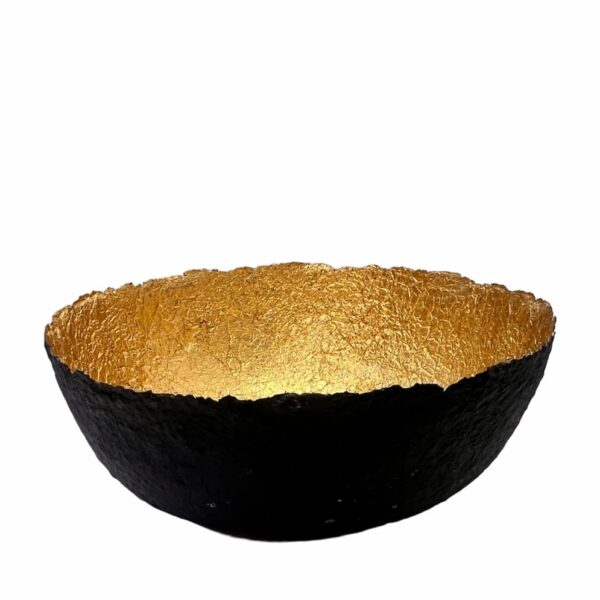 Benu Papier Mache Pot Black