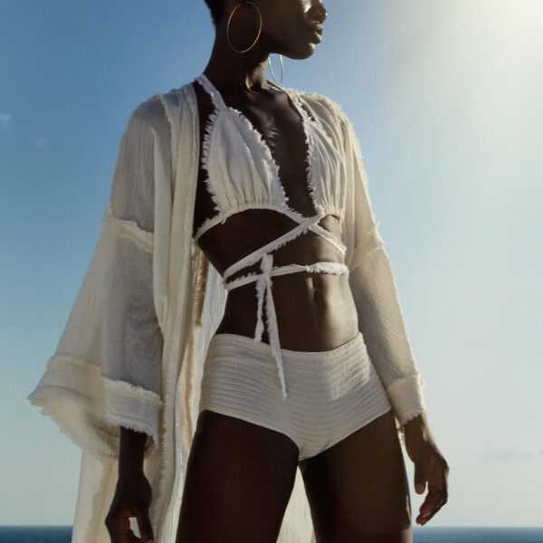 Christian Zen Lea Bikini Bottom Off White