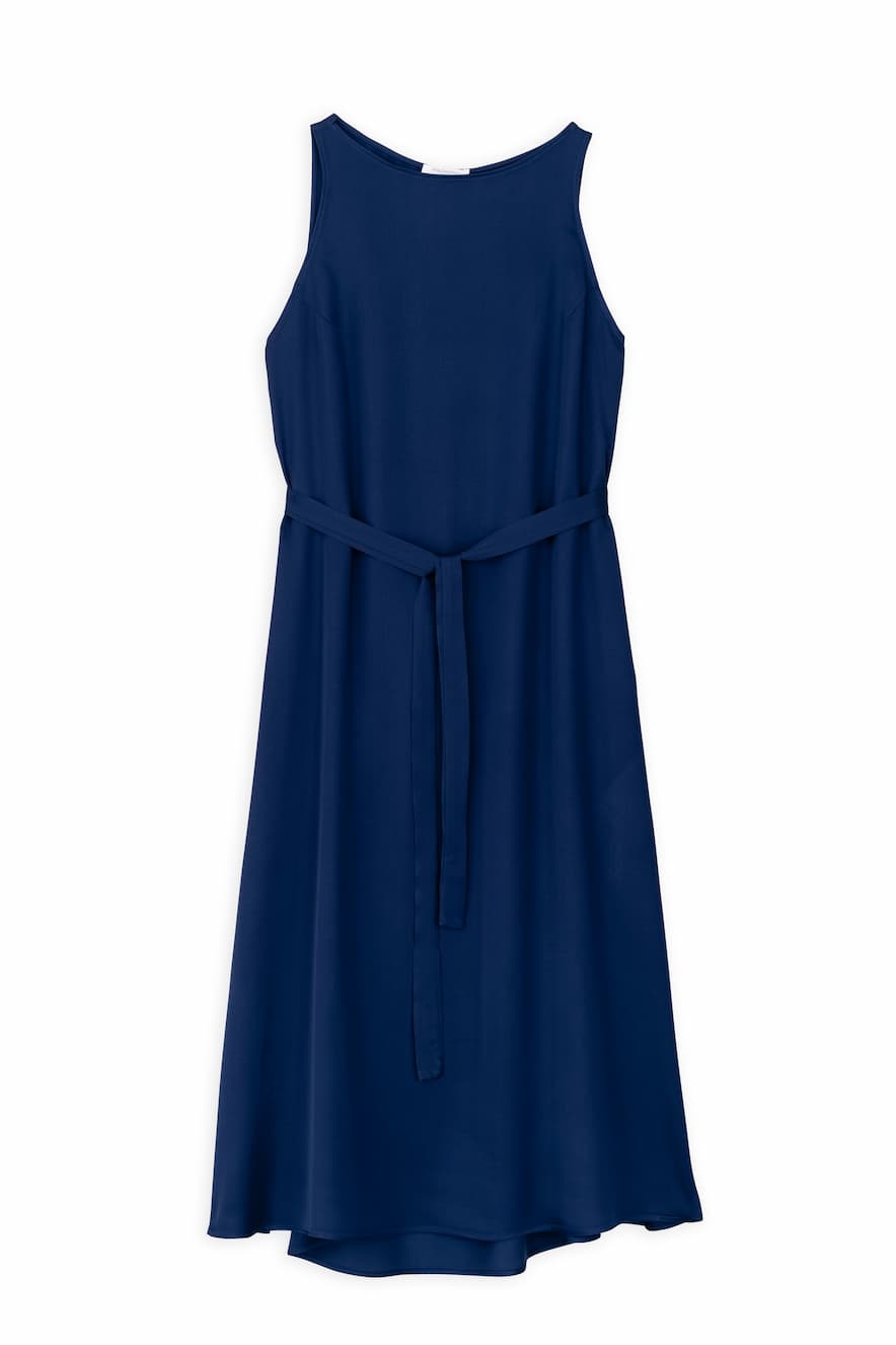 Philosophy Sleeveless Satin Dress - Image 4