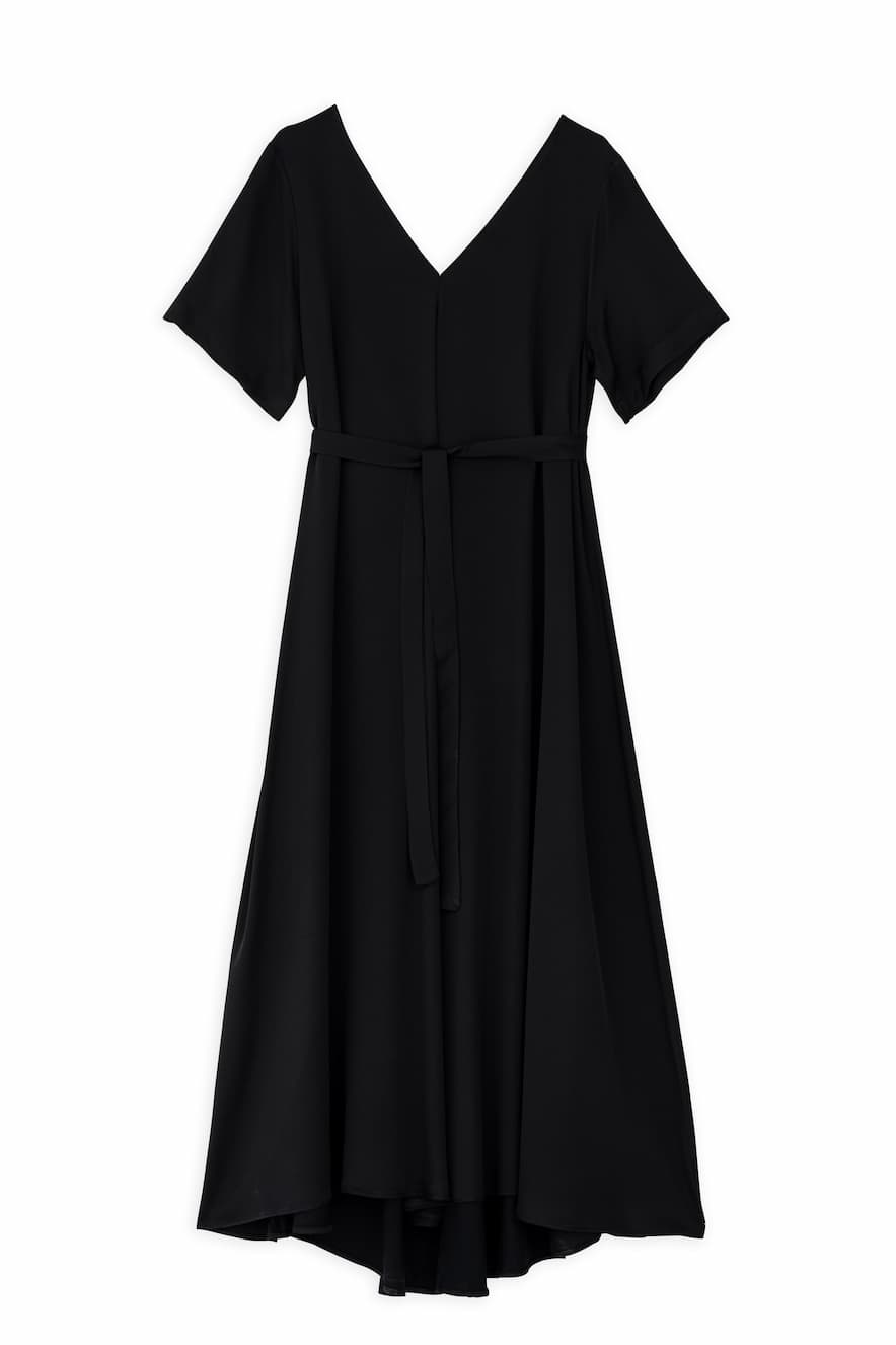 Philosophy V-Neck Satin Dress - Image 3