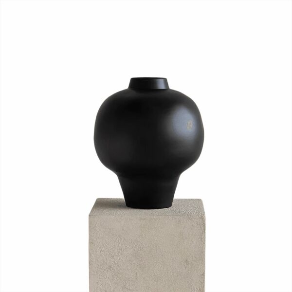 Studio Obscoura Black Vase Ceramic