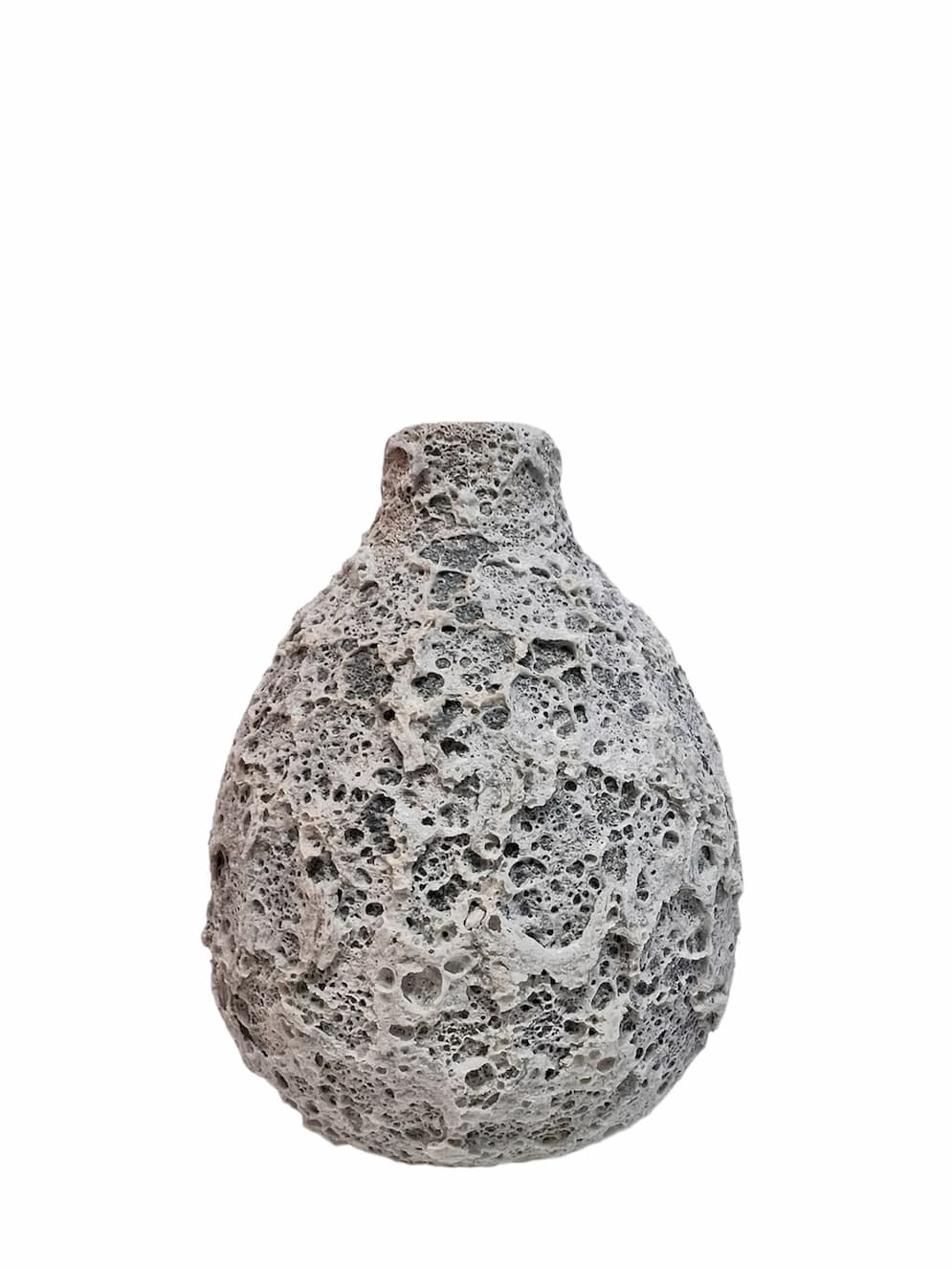 Ceramics By Muses Vase Lava White