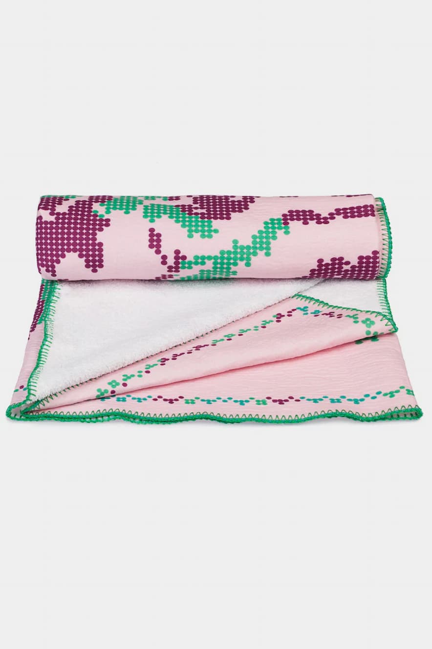 Postfolk Kānēshon Fascination Distinction and Love Beach Towel - Image 3