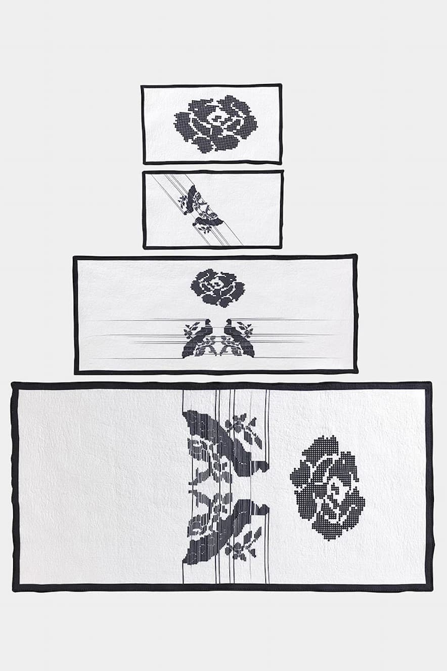 Postfolk You Complete Me Set Of 4 Towel