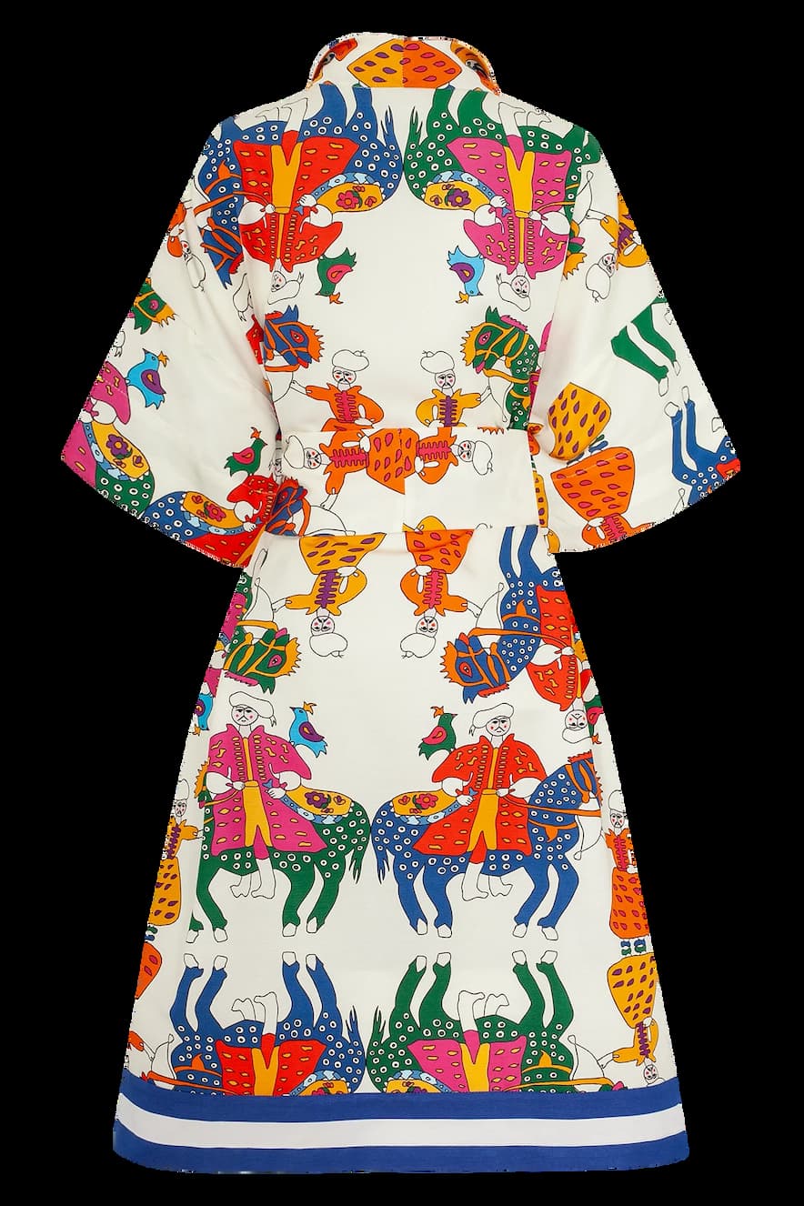 Rianna + Nina Greek Dress Rena Mythos White - Image 2