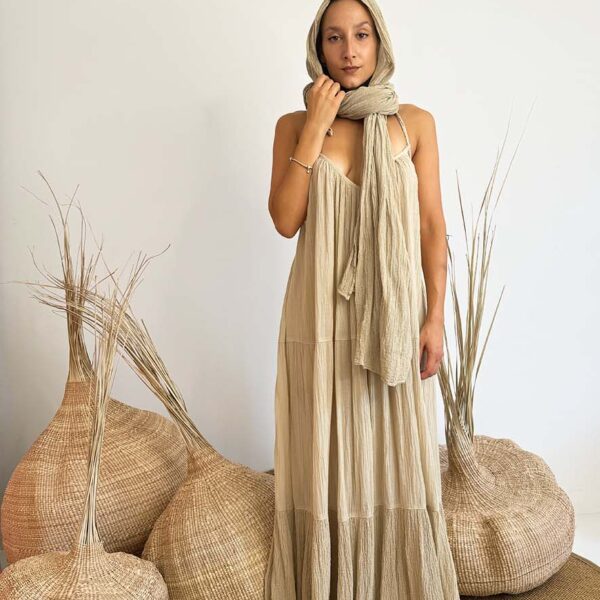 D' Artemide Dress Eolis Mocha