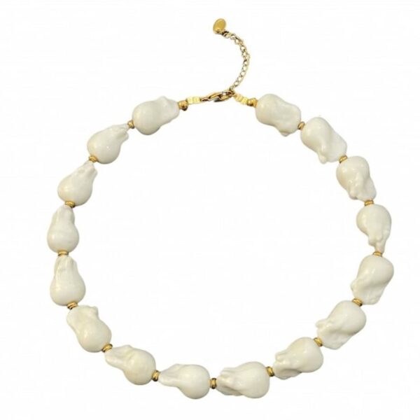 Ifigenia Loukou Necklace White Mourano