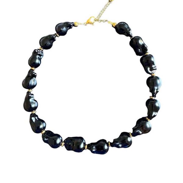 Ifigenia Loukou Necklace Black Mourano