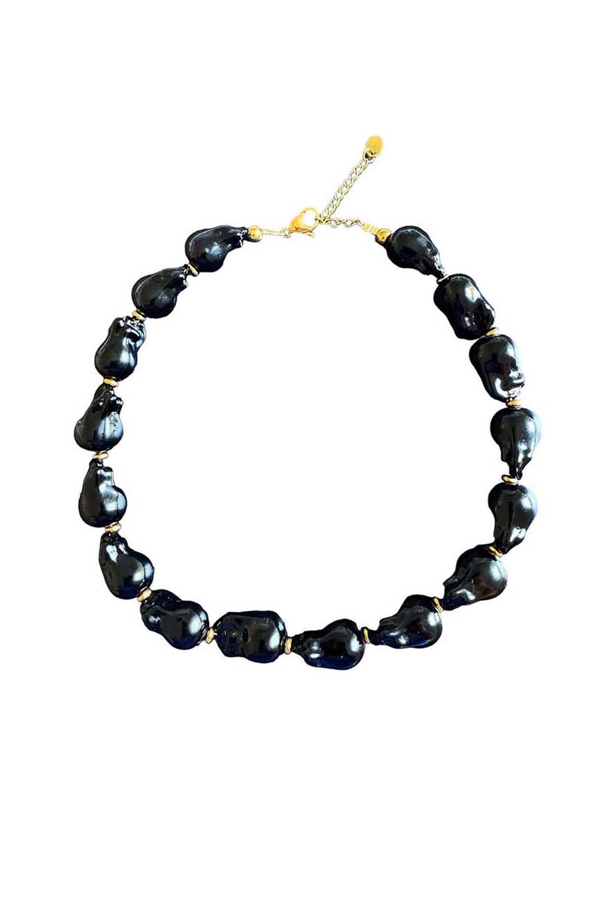 Ifigenia Loukou Necklace Black Mourano