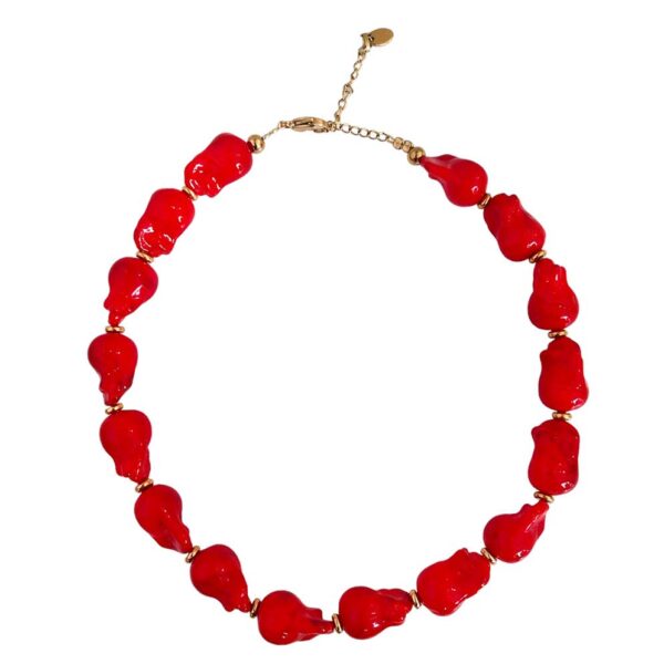 Ifigenia Loukou Necklace Red Mourano