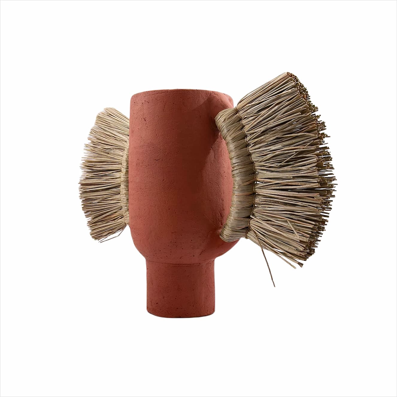 Studio Obscoura Vase Terracotta Jute Terracotta - Image 2